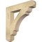 Ekena Millwork Olympic Craftsman Rough Sawn Bracket, Douglas Fir, 4"W x 24"D x 24"H BKT04X24X24OLY04RDF - alternate 1